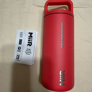 Starbucks Red Tumbler with Logo
